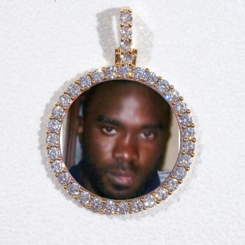 3D CIRCLE CUSTOM PICTURE PENDANT SMALL SIZE