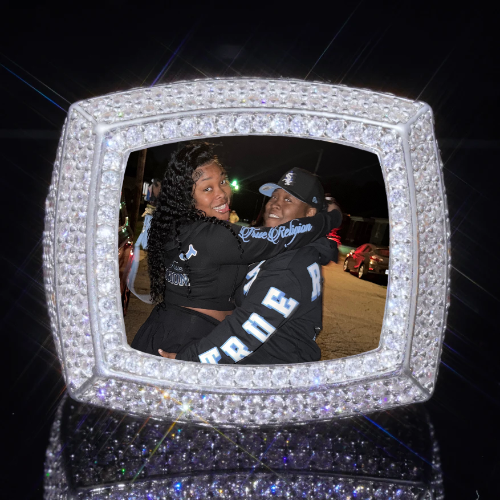 3D CUSTOM PICTURE ICED RING