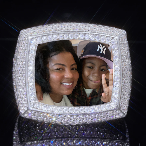 3D CUSTOM PICTURE ICED RING