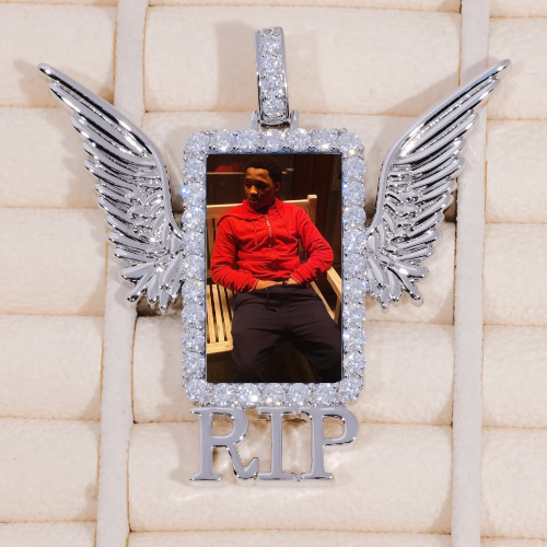 RIP WING 3D CUSTOM PICTURE PENDANT