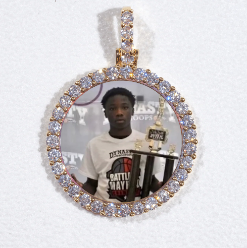 3D CIRCLE CUSTOM PICTURE PENDANT SMALL SIZE