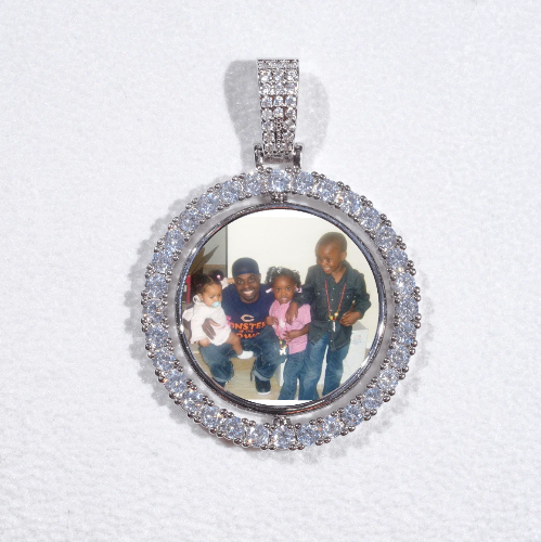 3D Spinning 2-Faced Custom Picture Pendant