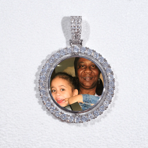 3D Spinning 2-Faced Custom Picture Pendant