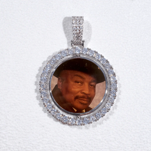 3D Spinning 2-Faced Custom Picture Pendant