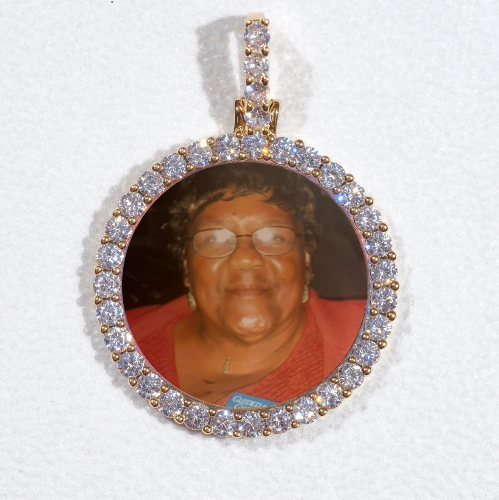 3D CIRCLE CUSTOM PICTURE PENDANT SMALL SIZE