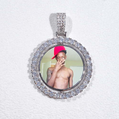 3D Spinning 2-Faced Custom Picture Pendant