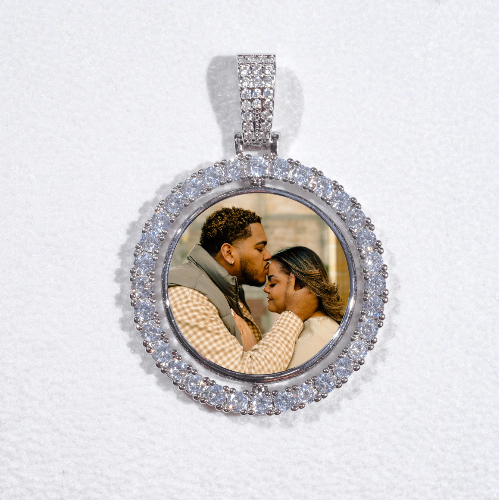 3D Spinning 2-Faced Custom Picture Pendant