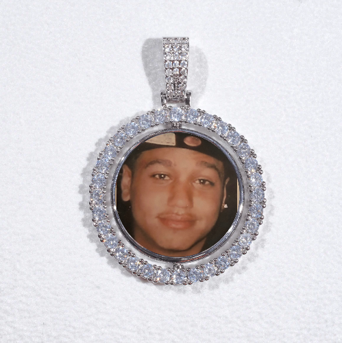 3D Spinning 2-Faced Custom Picture Pendant