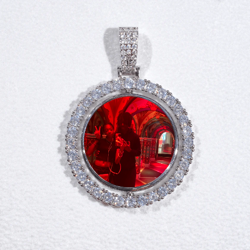 3D Spinning 2-Faced Custom Picture Pendant