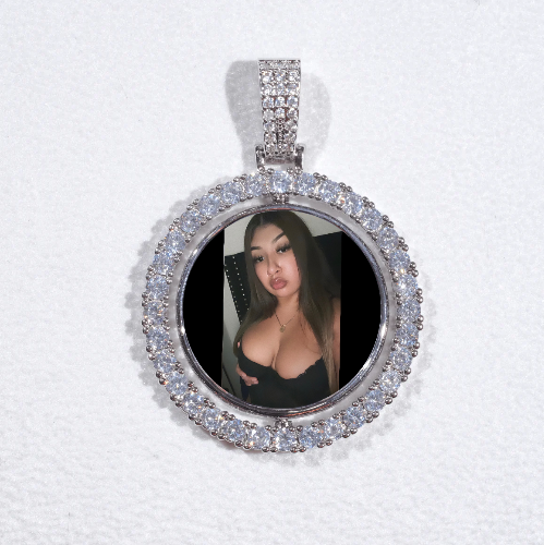 3D Spinning 2-Faced Custom Picture Pendant