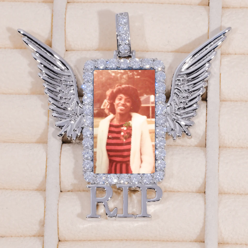 RIP WING 3D CUSTOM PICTURE PENDANT