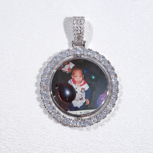 3D Spinning 2-Faced Custom Picture Pendant