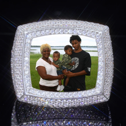 3D CUSTOM PICTURE ICED RING