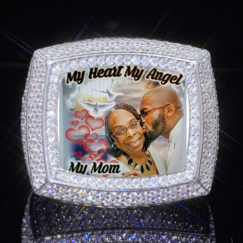 3D CUSTOM PICTURE ICED RING
