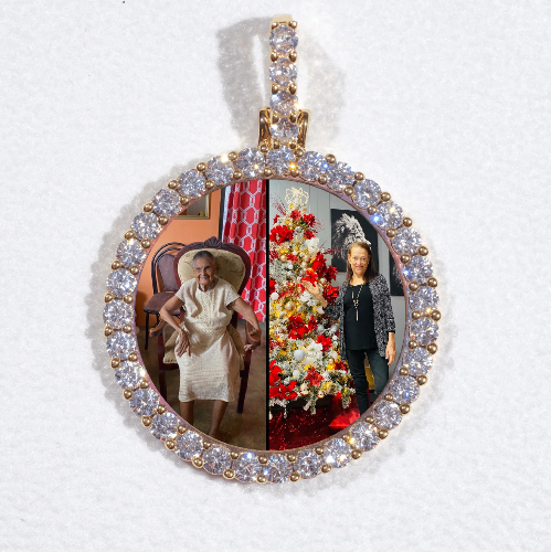 3D CIRCLE CUSTOM PICTURE PENDANT SMALL SIZE