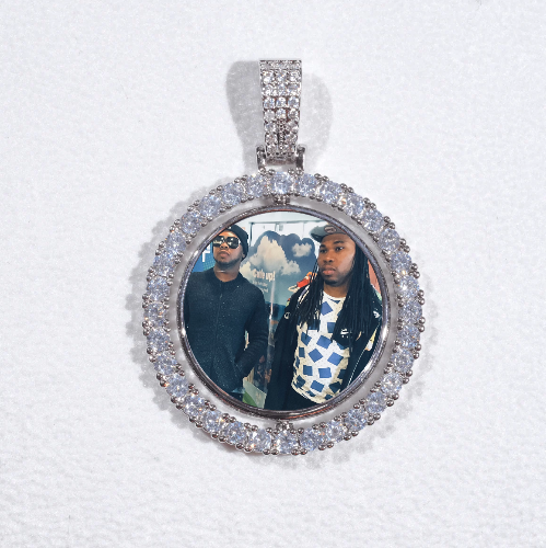 3D Spinning 2-Faced Custom Picture Pendant