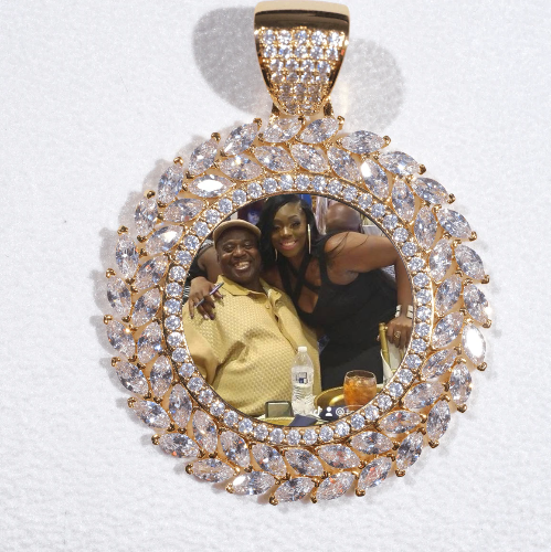 Large 3D Wheat Ear Custom Picture Pendant