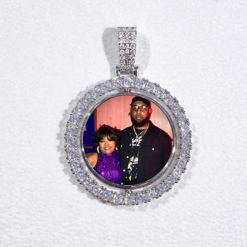 3D Spinning 2-Faced Custom Picture Pendant
