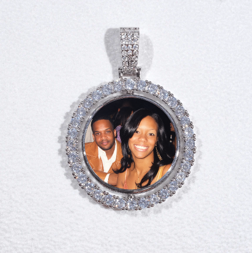 3D Spinning 2-Faced Custom Picture Pendant