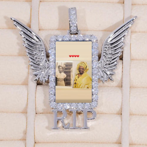RIP WING 3D CUSTOM PICTURE PENDANT