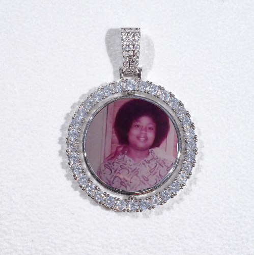 3D Spinning 2-Faced Custom Picture Pendant