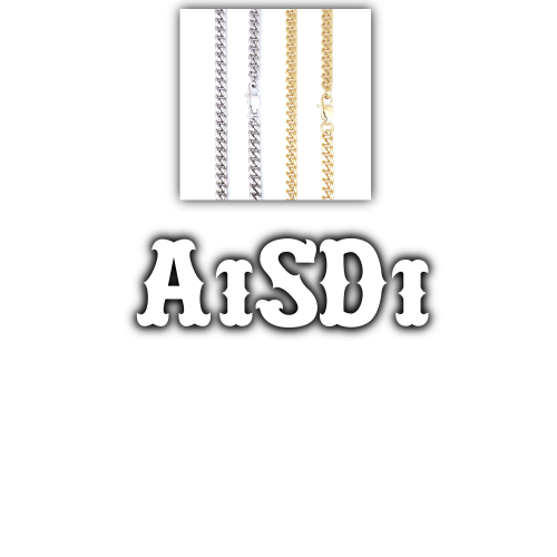 Custom Letters Freibeuter Font Necklace