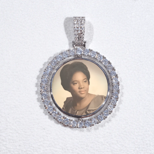 3D Spinning 2-Faced Custom Picture Pendant