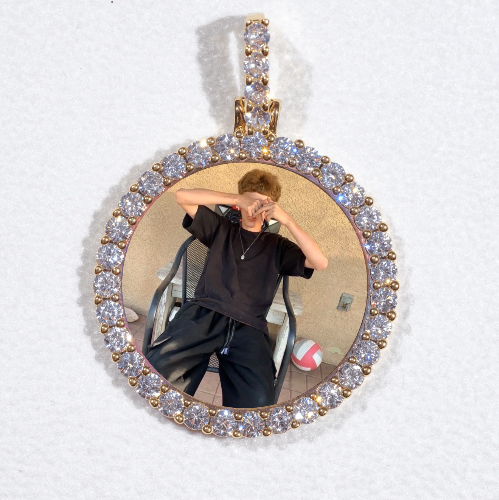 3D CIRCLE CUSTOM PICTURE PENDANT SMALL SIZE