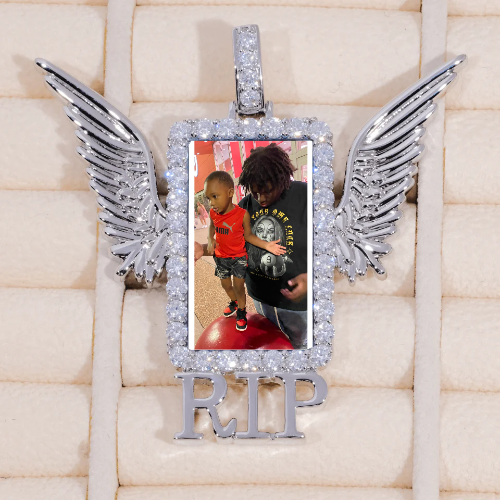 RIP WING 3D CUSTOM PICTURE PENDANT