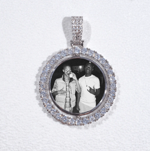 3D Spinning 2-Faced Custom Picture Pendant