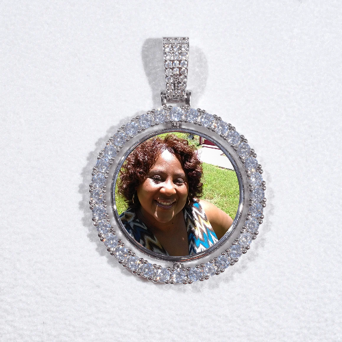 3D Spinning 2-Faced Custom Picture Pendant