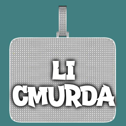 CUSTOM LETTER NECKLACE 3D BIG SQUARE