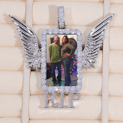 RIP WING 3D CUSTOM PICTURE PENDANT