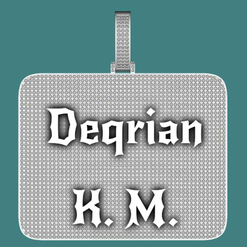 CUSTOM LETTER NECKLACE 3D BIG SQUARE