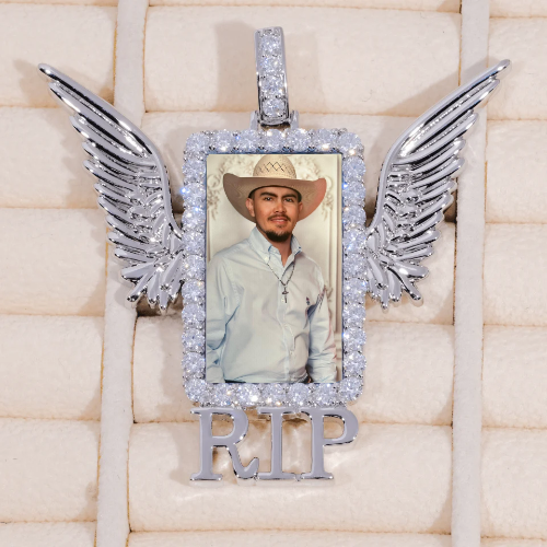 RIP WING 3D CUSTOM PICTURE PENDANT