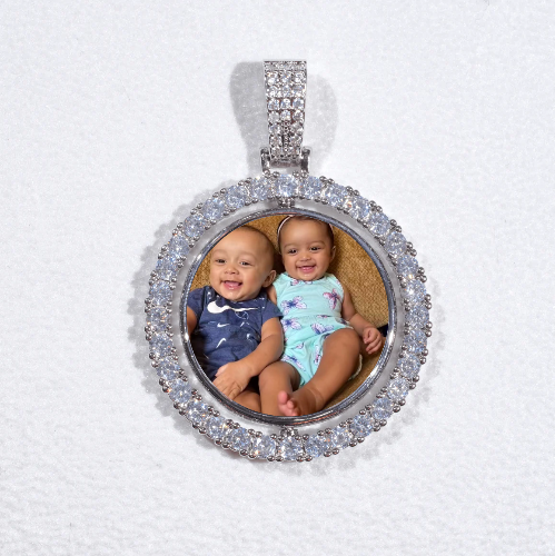 3D Spinning 2-Faced Custom Picture Pendant