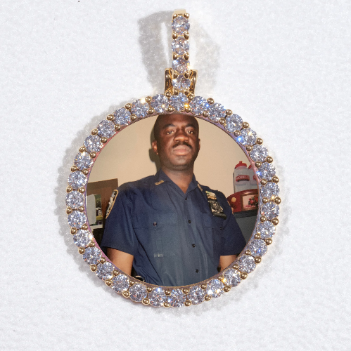3D CIRCLE CUSTOM PICTURE PENDANT SMALL SIZE