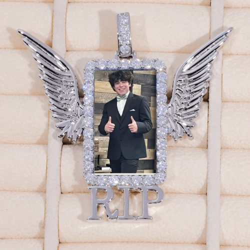 RIP WING 3D CUSTOM PICTURE PENDANT