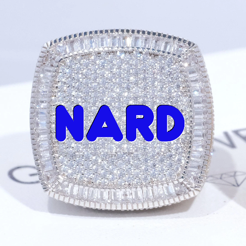 CUSTOM LETTER 3D ICED RING