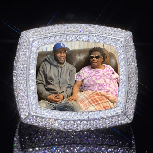 3D CUSTOM PICTURE ICED RING
