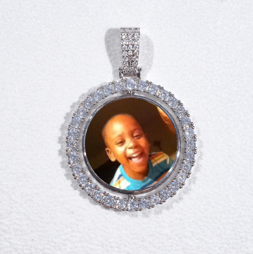 3D Spinning 2-Faced Custom Picture Pendant