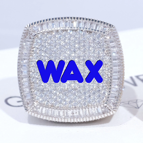 CUSTOM LETTER 3D ICED RING