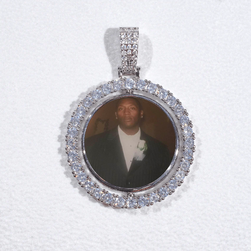 3D Spinning 2-Faced Custom Picture Pendant