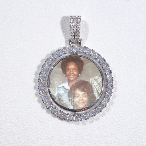 3D Spinning 2-Faced Custom Picture Pendant
