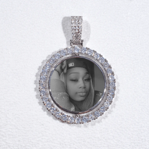 3D Spinning 2-Faced Custom Picture Pendant