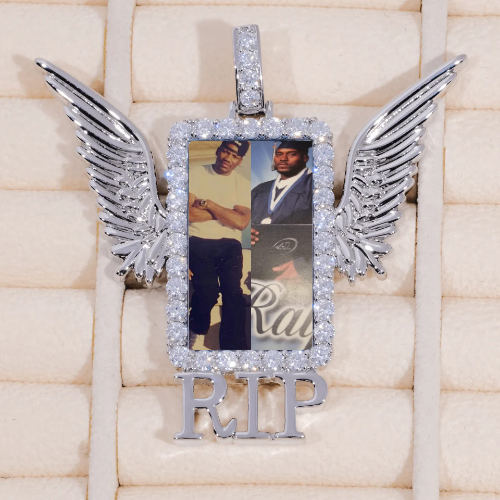 RIP WING 3D CUSTOM PICTURE PENDANT