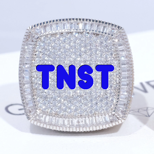 CUSTOM LETTER 3D ICED RING