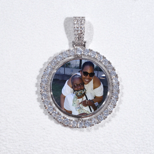 3D Spinning 2-Faced Custom Picture Pendant