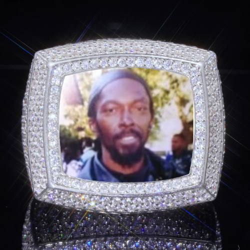 3D CUSTOM PICTURE ICED RING