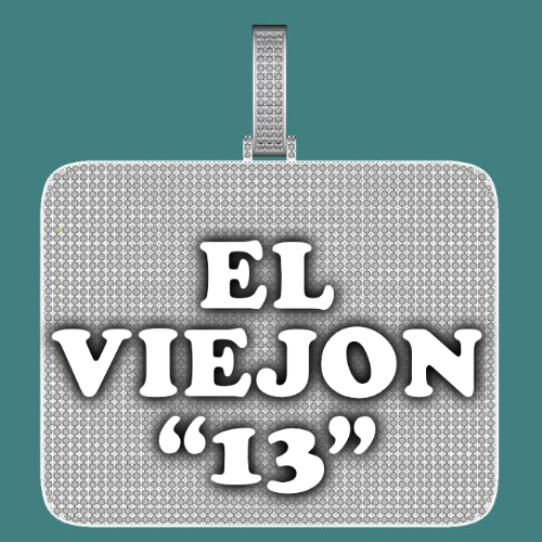 CUSTOM LETTER NECKLACE 3D BIG SQUARE